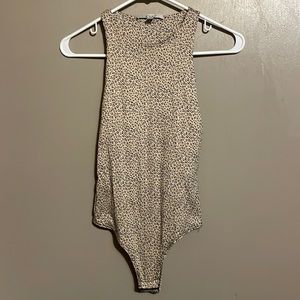 Leopard print top